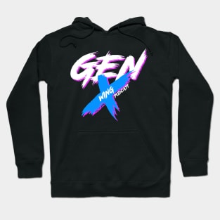 Gen X Wing Rage - Pink/Blue Hoodie